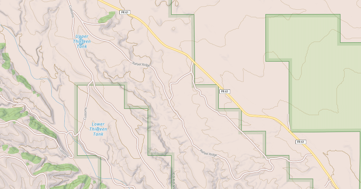 Map preview of RAFAEL RIDGE