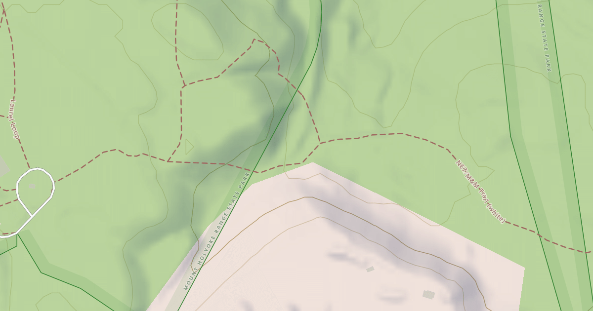 Map preview of Old Metacomet - Monadnock and Robert Frost Trails