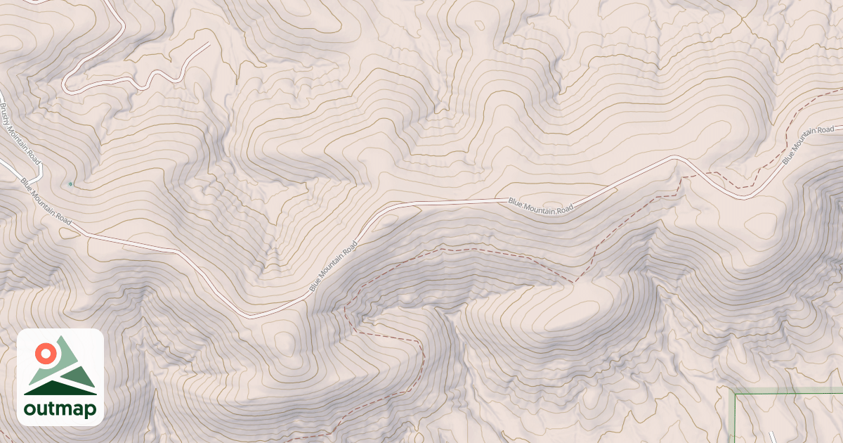 Map of BLUE MTN