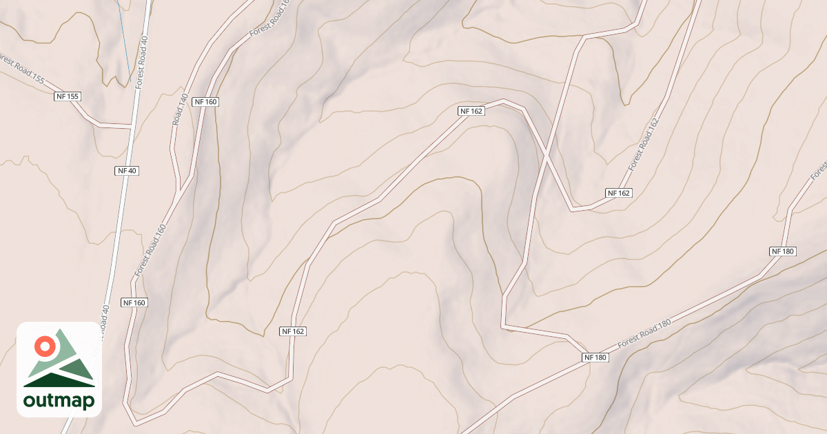 Map of USFS Motor Vehicle Use Map Roads {4544E55D-AE55-4F25-AD50-68A51E10FA93}