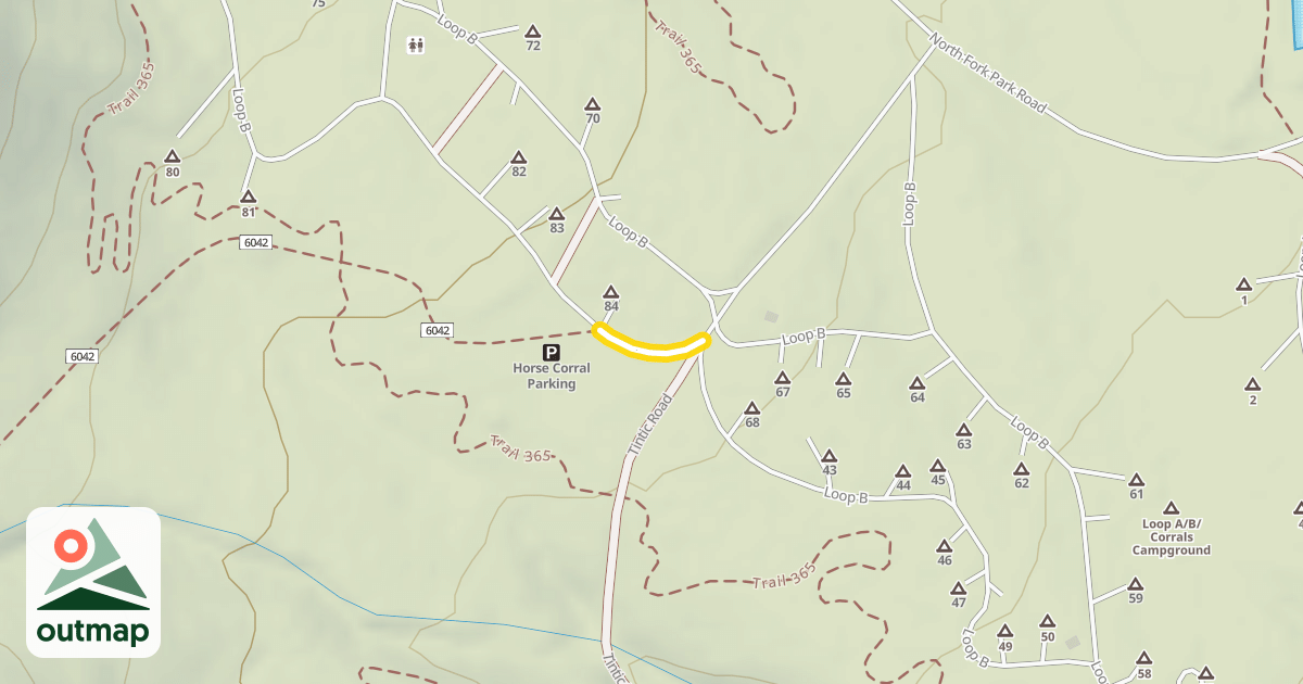 Map of Loop B