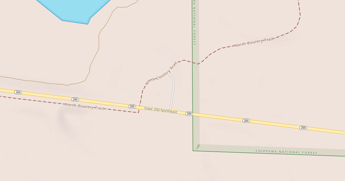 Map preview of MN 200 SPUR 2889