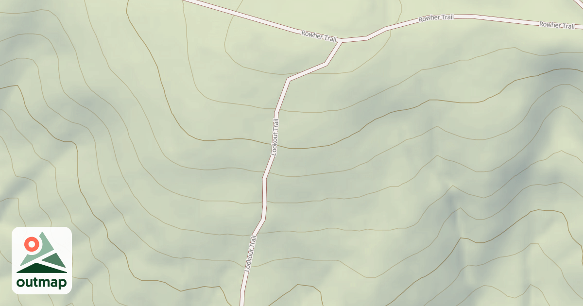 Map of Lookout 4x4 Ohv Trail