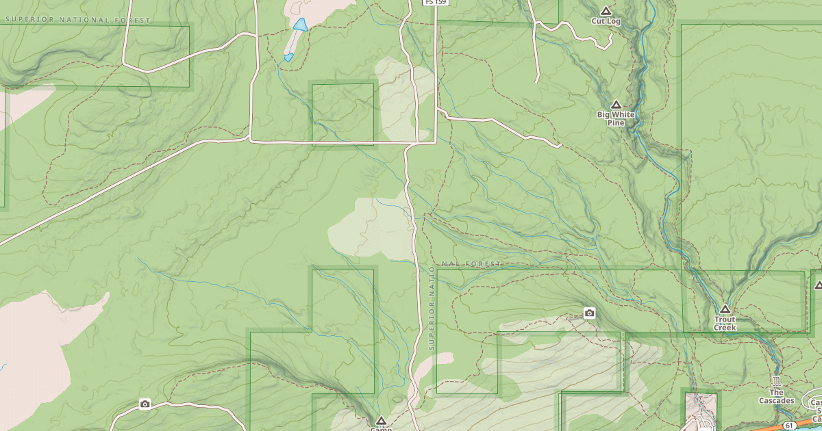 Map preview of Deer Snowmobile Trail