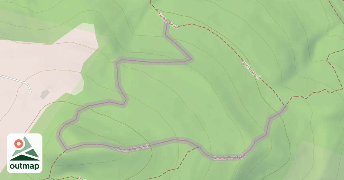 Map of Round Top Trail