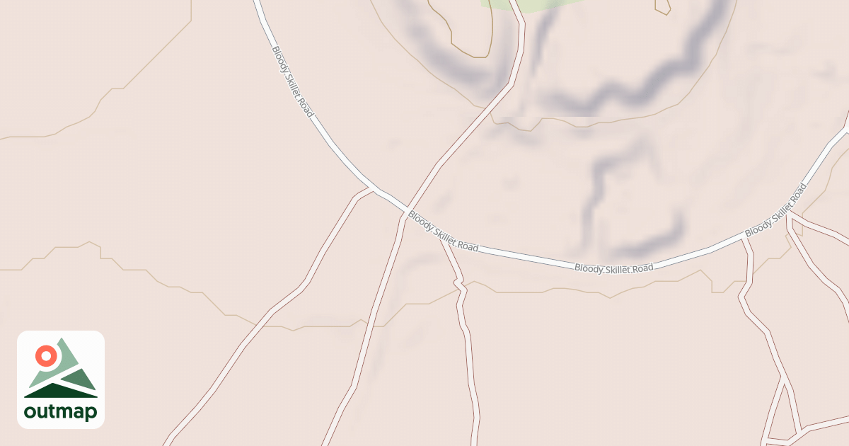 Map of Bloody Skillet ATV Trail