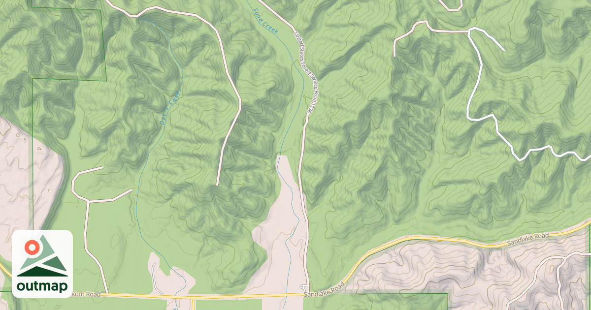 Map of CAPE LOOKOUT
