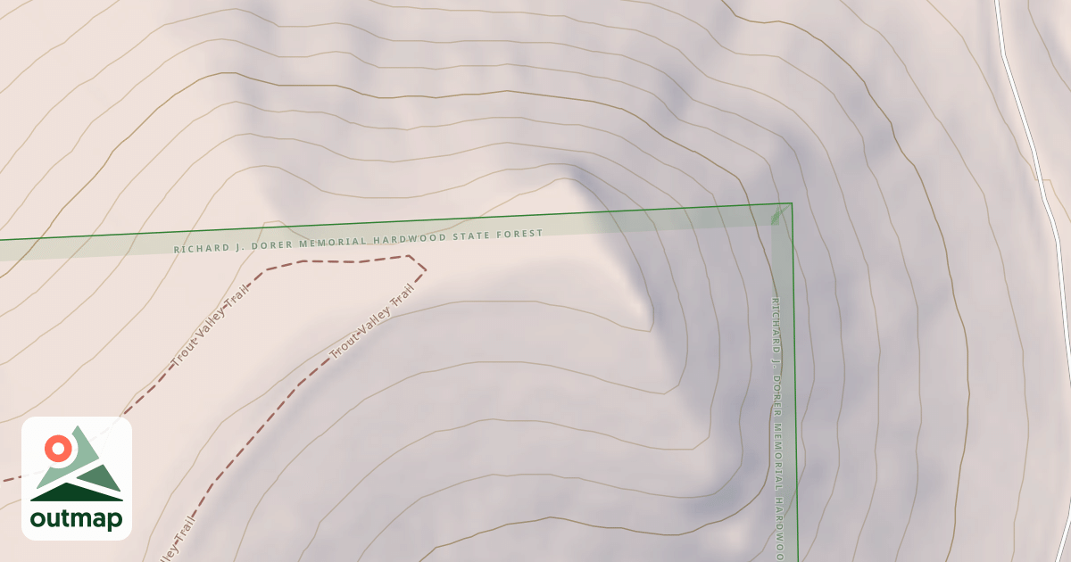 Map of Trout Valley Trail