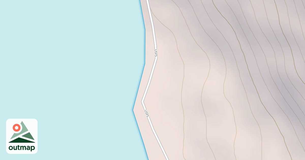 Map of Twin Lakes Road
