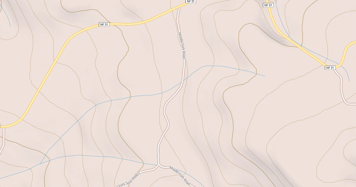 Map preview of MIDDLE FORK