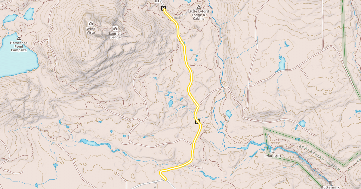 Map preview of Upper Valley Road
