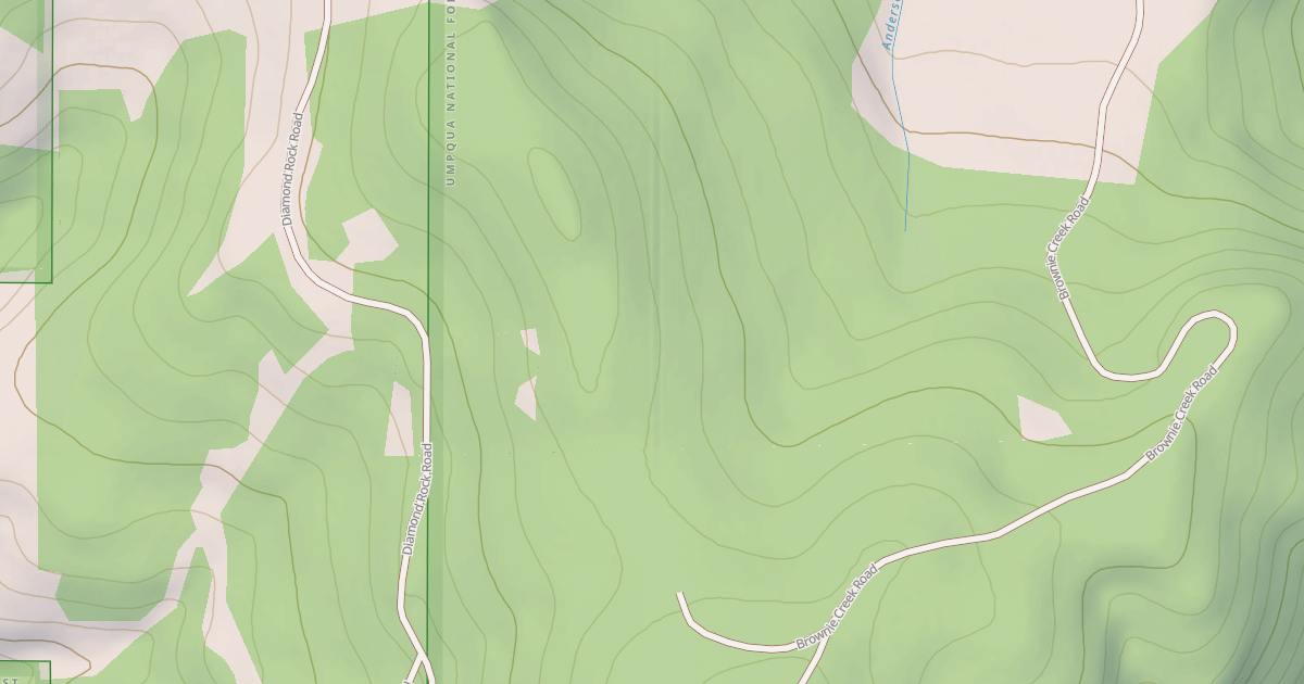 Map preview of BROWNIE CREEK