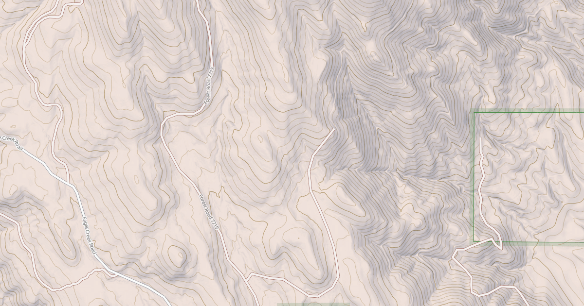 Map preview of USFS National Forest System Roads {7D0B824D-987B-4BD8-99A7-83A561ED225B}
