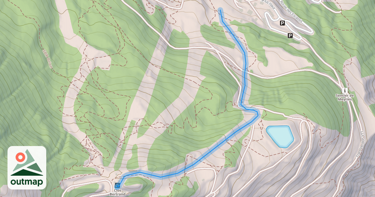 Map of La Serre