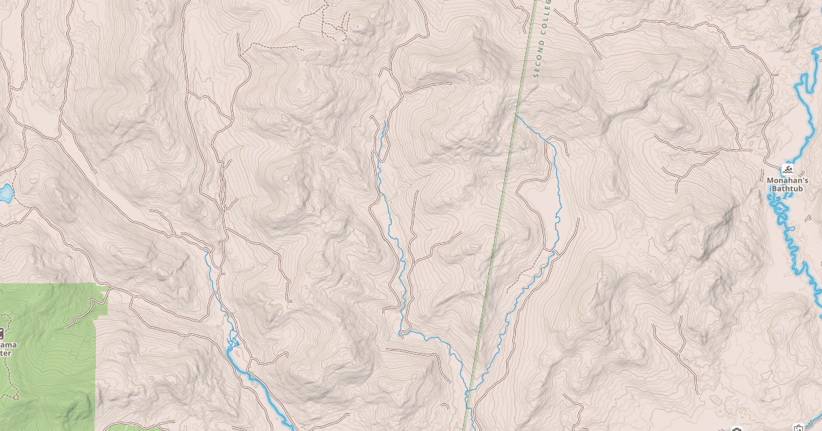 Map preview of Fourmile Brook Rd
