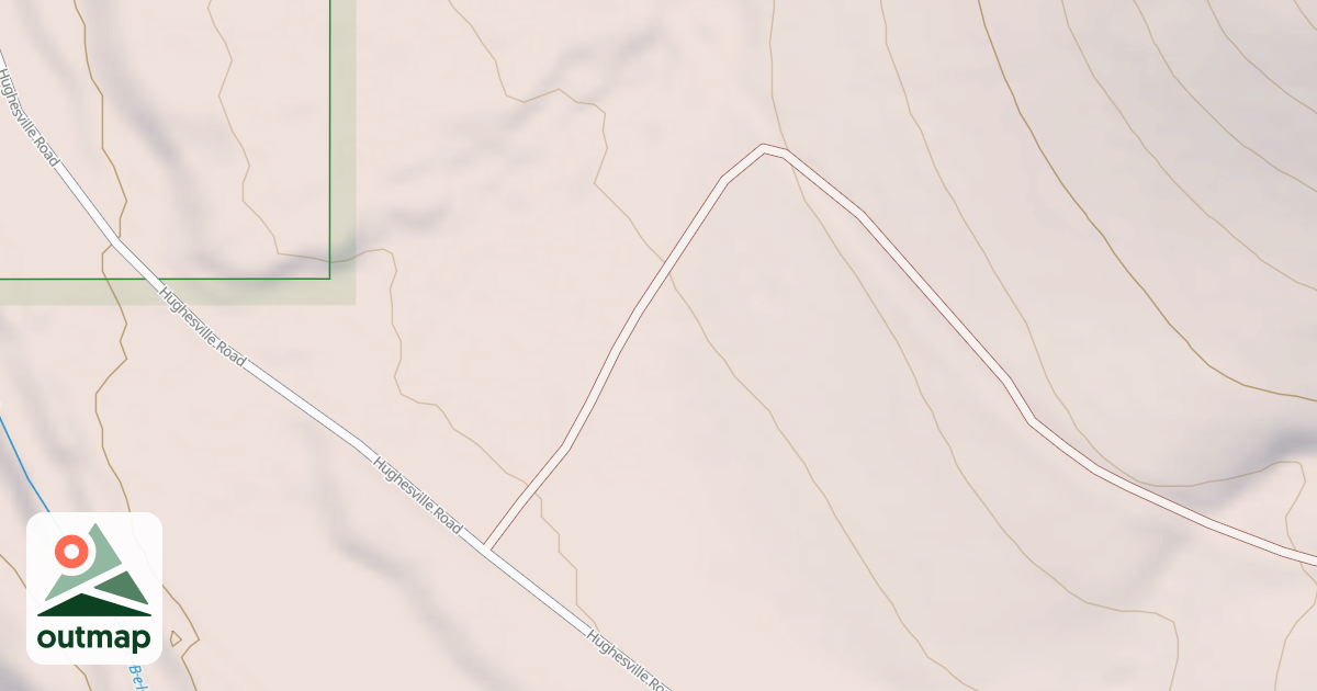 Map of DRY FORK DISPERSED O