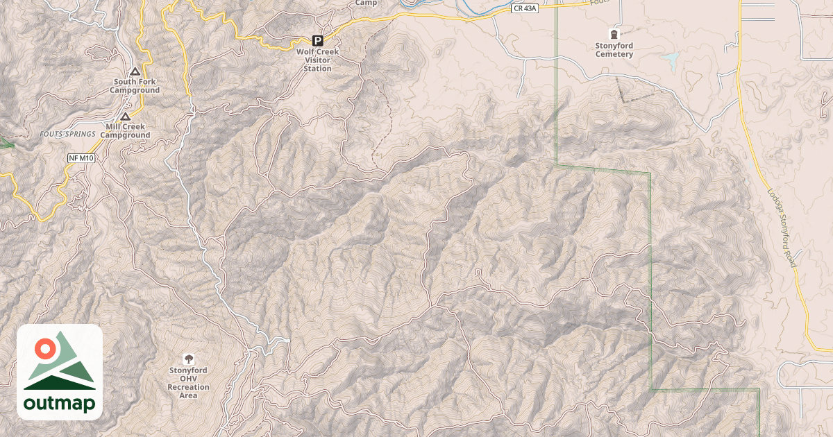 Map of HORNET NEST GROVE