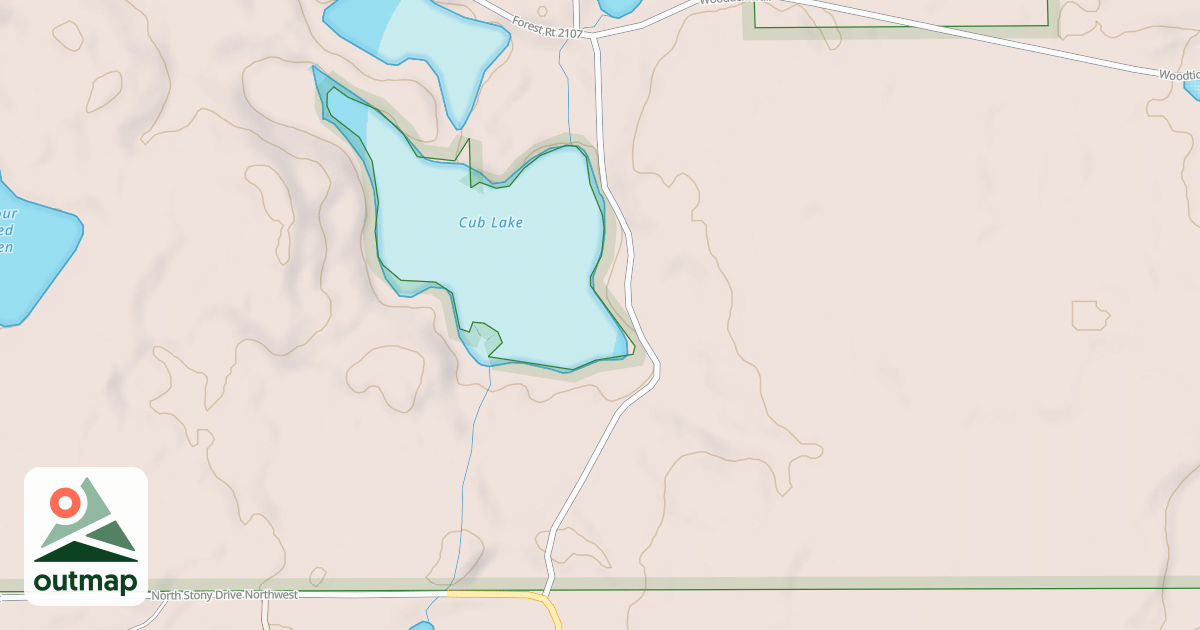 Map of 36TH AVENUE NORTHWEST