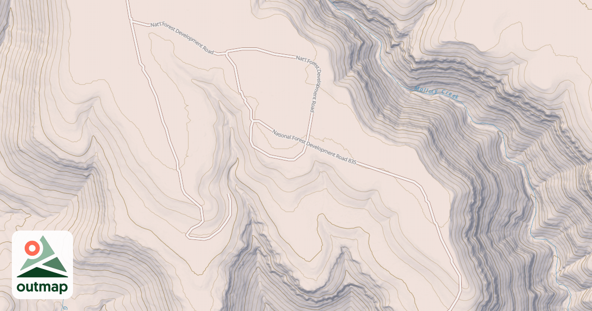 Map of USFS National Forest System Roads {720E1E5C-80C8-409E-B342-E6A6CBD3B1EB}