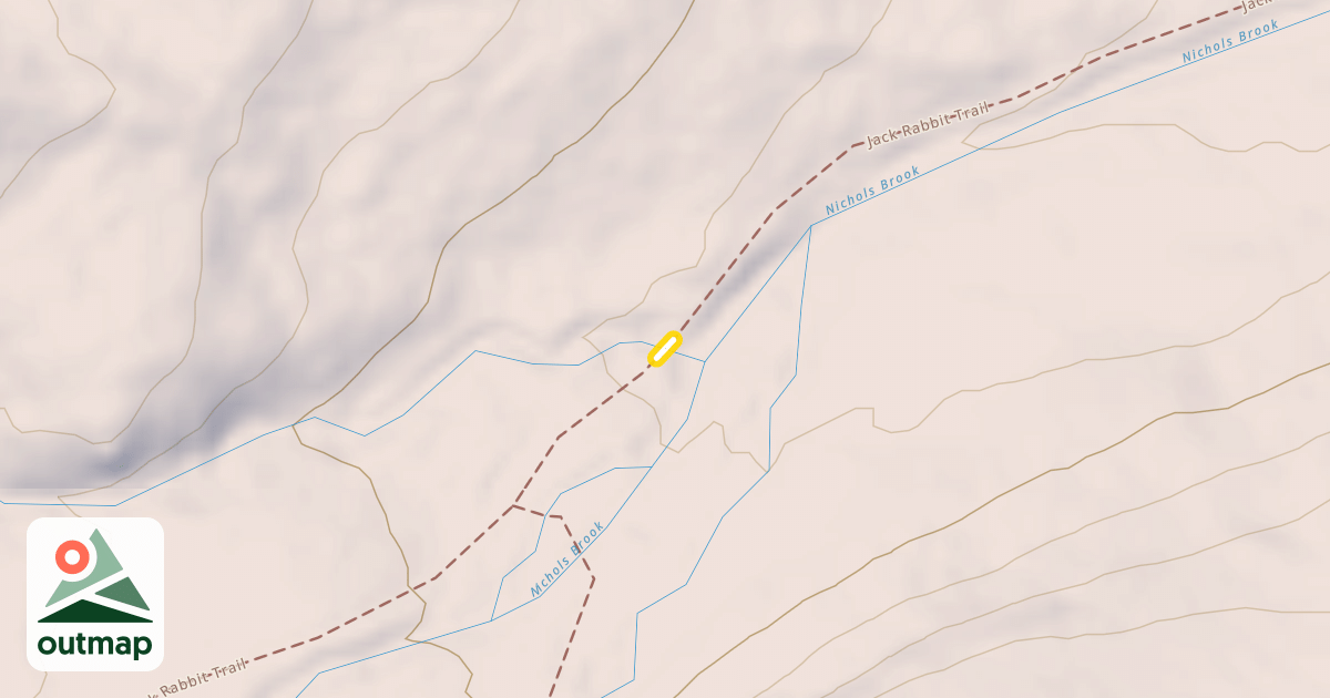 Map of Jack Rabbit Trail