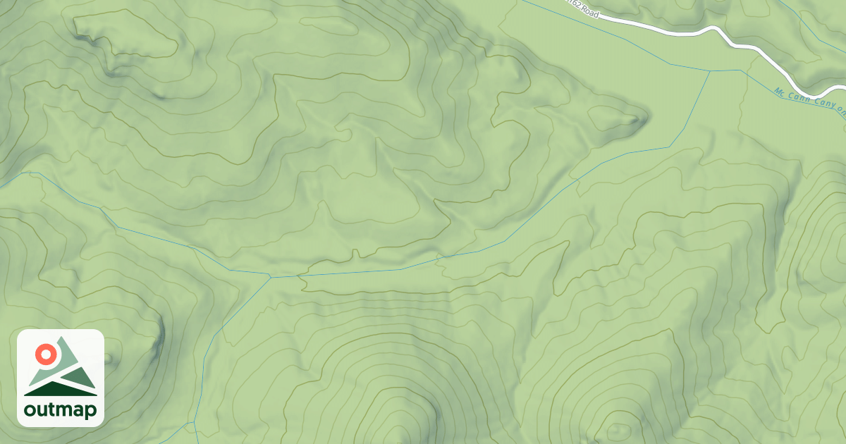 Map of MCCANN SHAFT ROAD