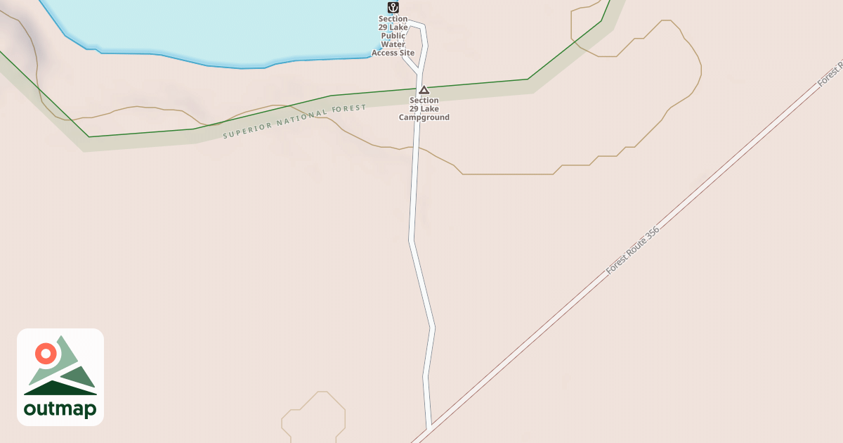 Map of LAKE 29 CAMPGROUND