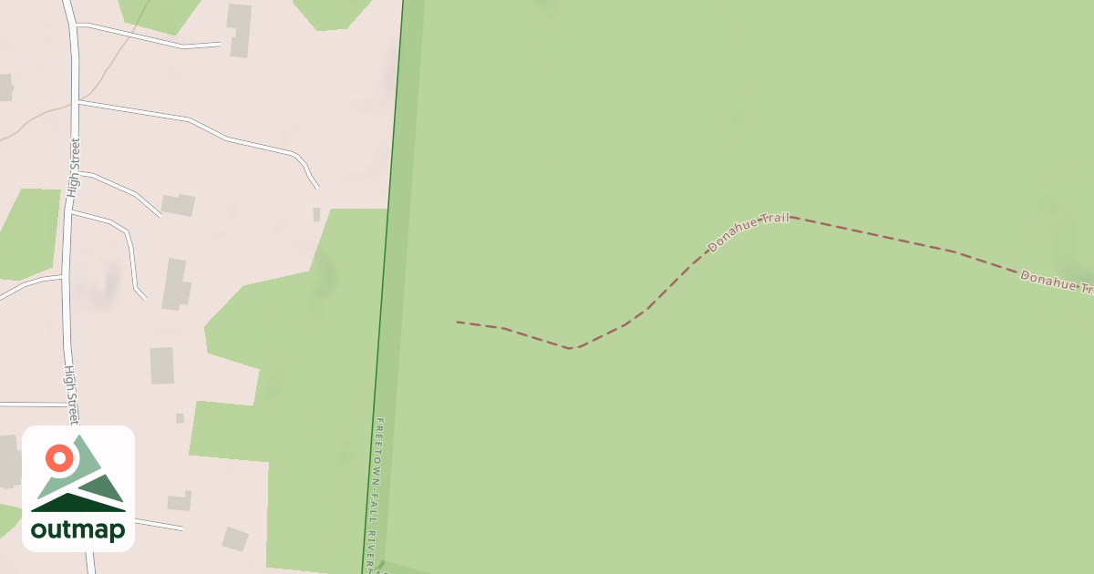 Map of Donahue Trail
