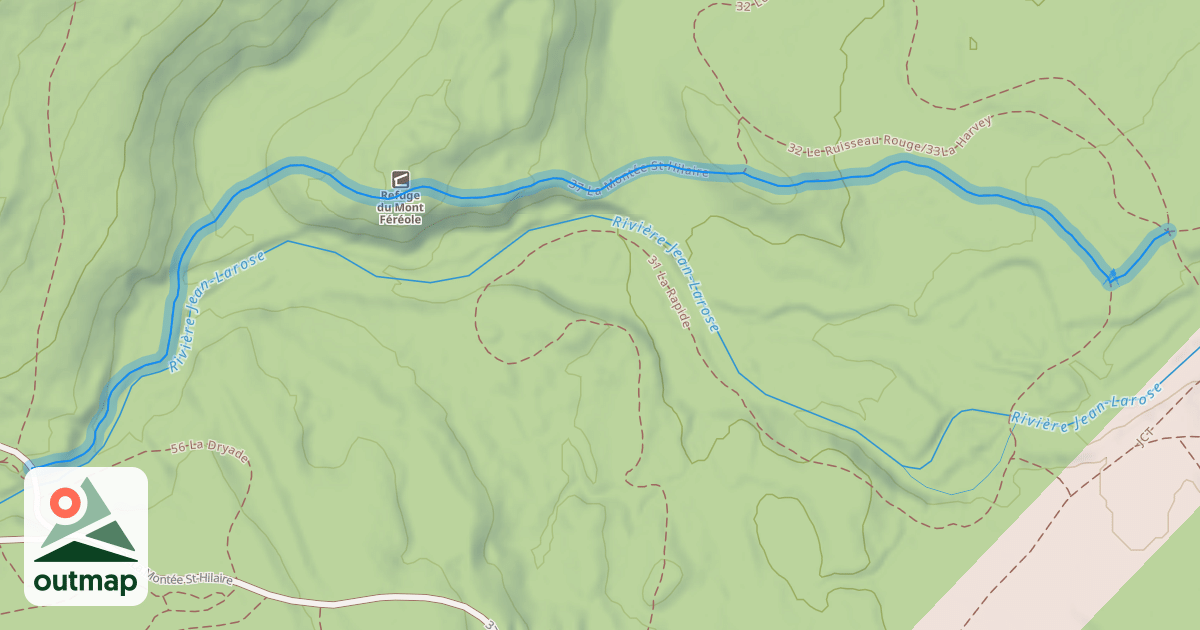 Map of 37 La Montée St-Hilaire
