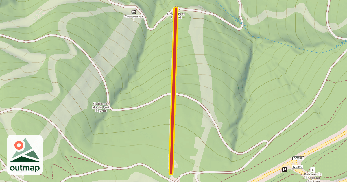 Map of Grand Prat Peyrot