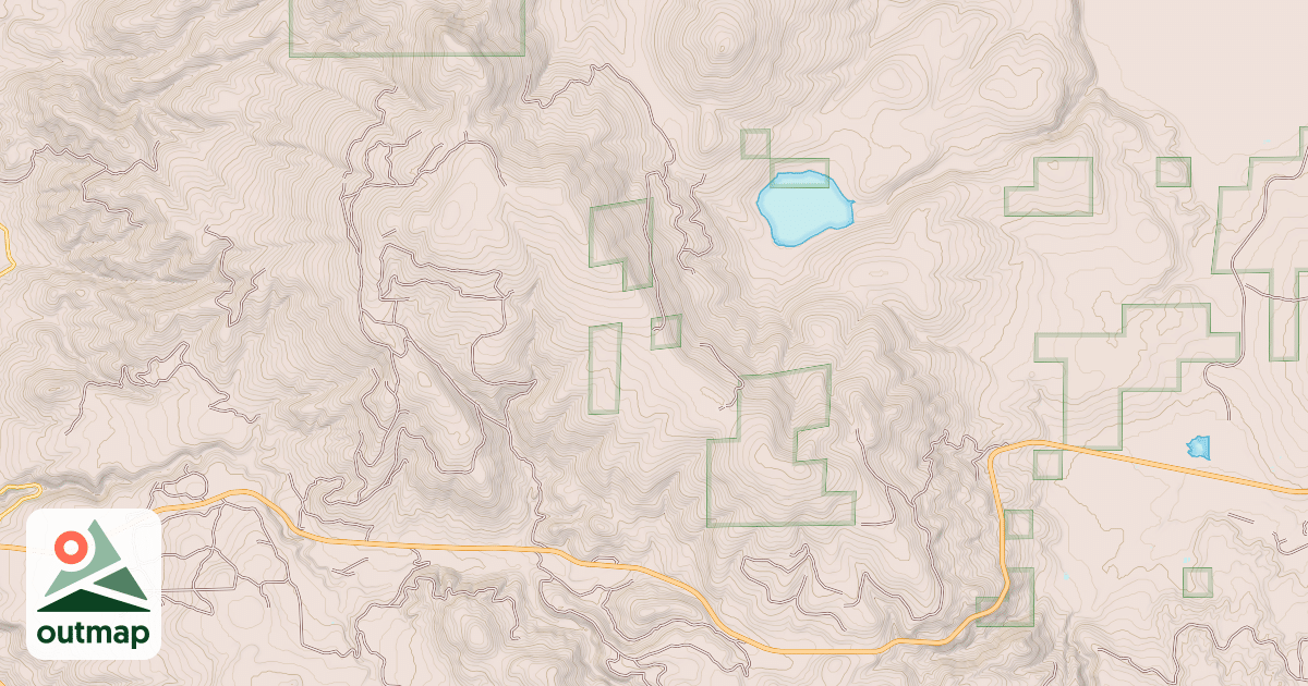 Map of BUNCHGRASS MTN