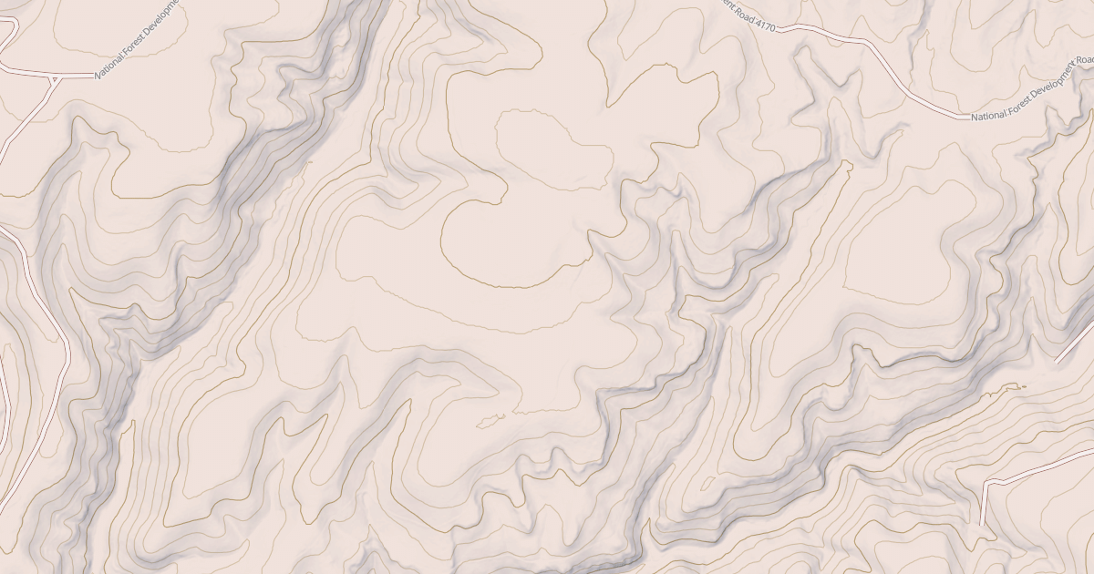 Map preview of USFS National Forest System Roads {3741E222-12C3-4D48-BE65-A1E97277205C}