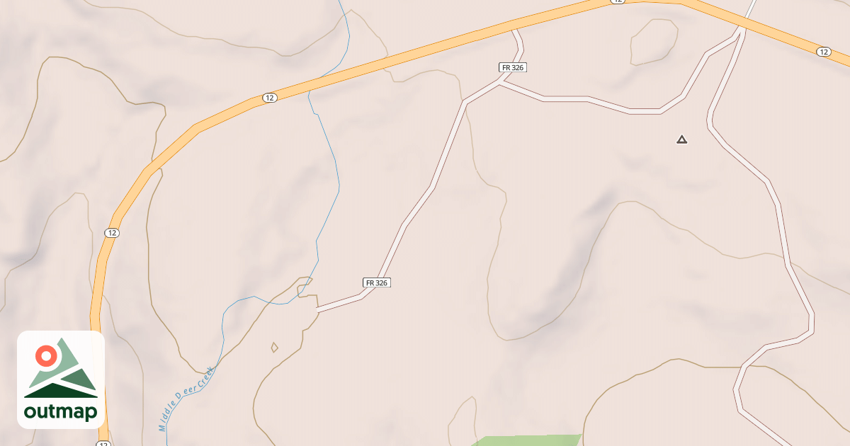 Map of BEAR CREEK SPUR A
