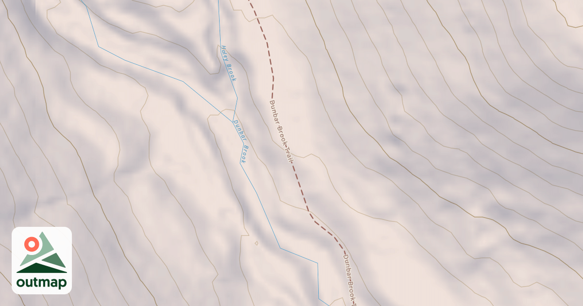 Map of Dunbar Brook Trail