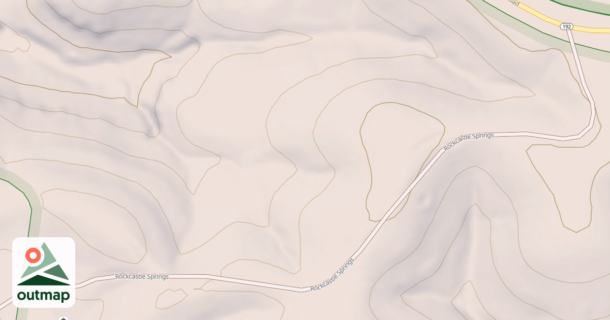 Map of ROCKCASTLE SPRINGS