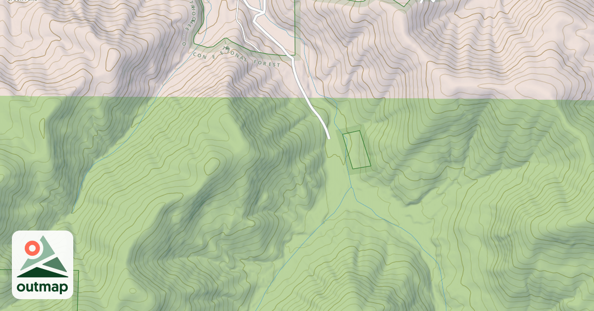 Map of HATCHET CREEK