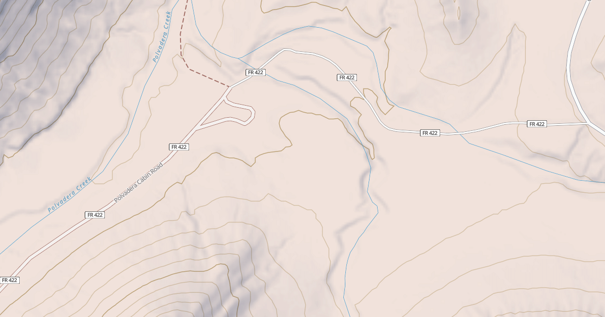 Map preview of POLVADERA CABIN