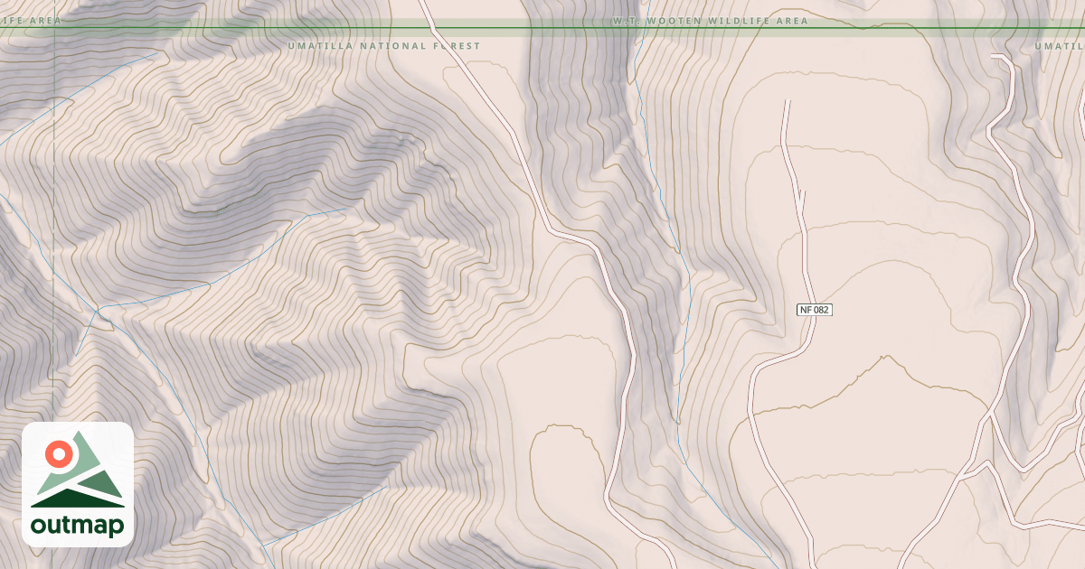 Map of ABELS RIDGE