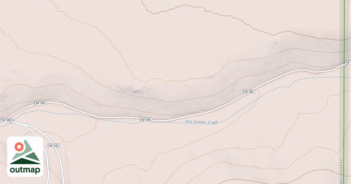 Map of USFS Motor Vehicle Use Map Roads {88C9E8DD-F9CF-4B3F-9956-D208640A4821}