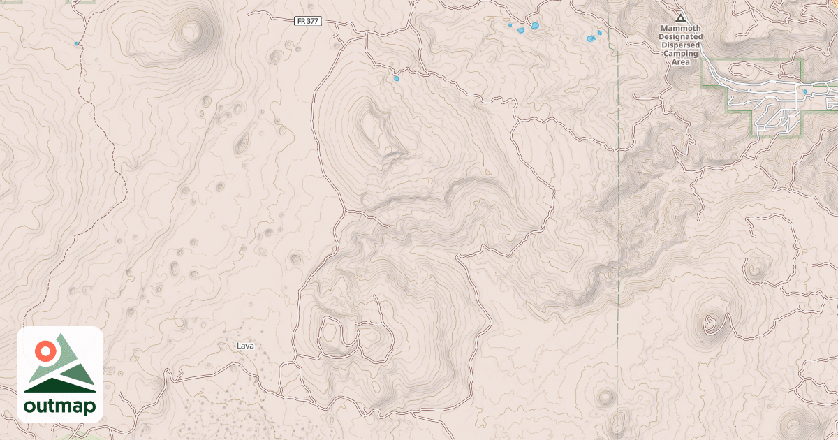 Map of TIPPETS VALLEY