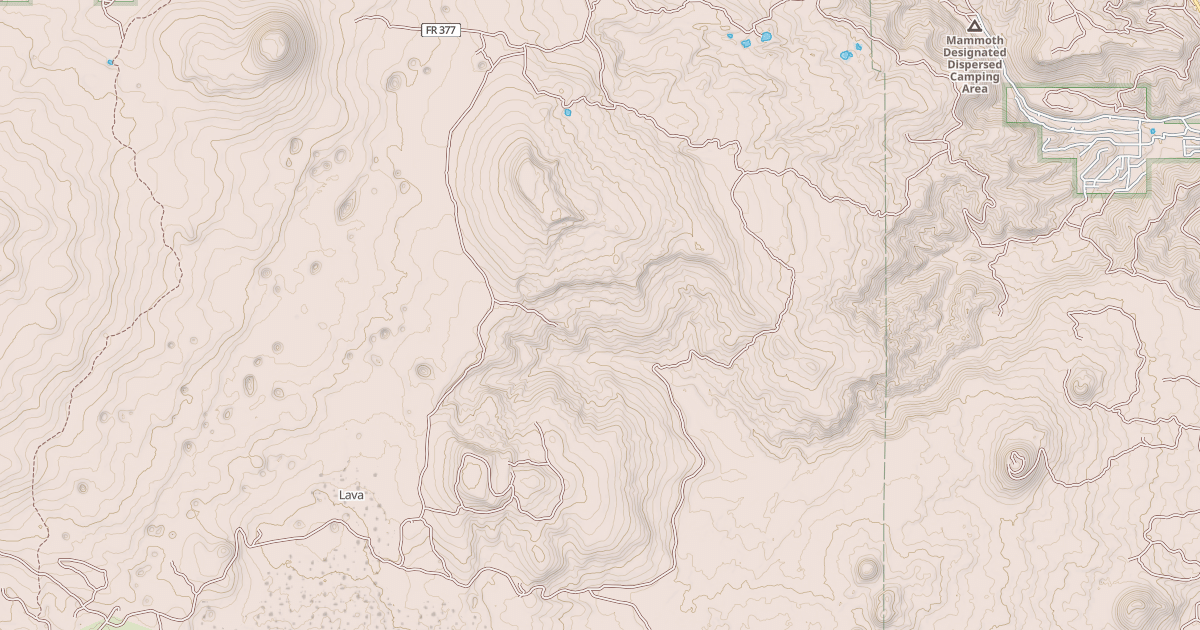 Map preview of TIPPETS VALLEY