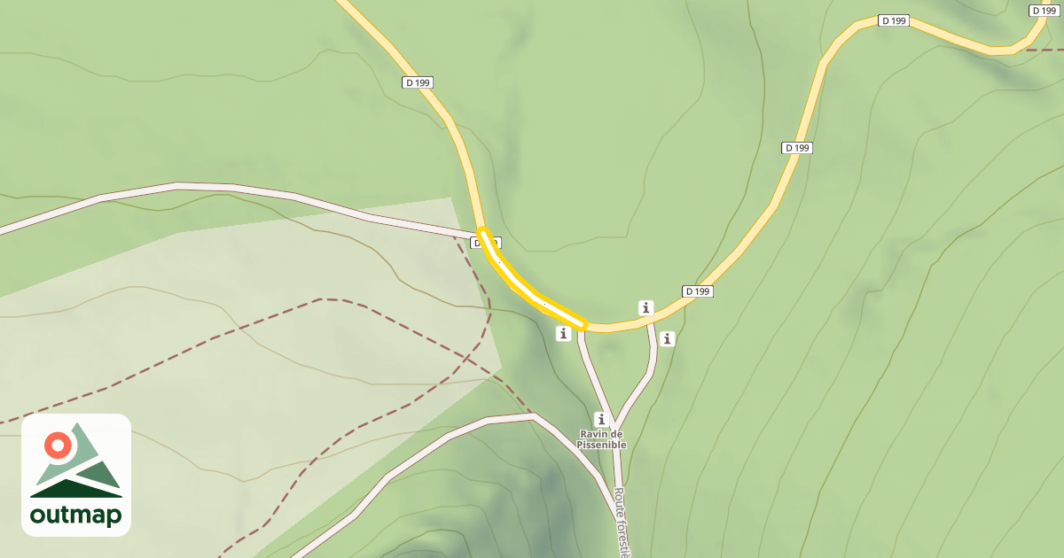 Map of Route du Col de la Bataille