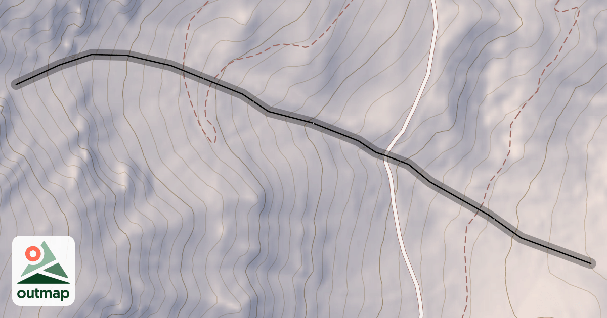 Map of Avalanche Gulch
