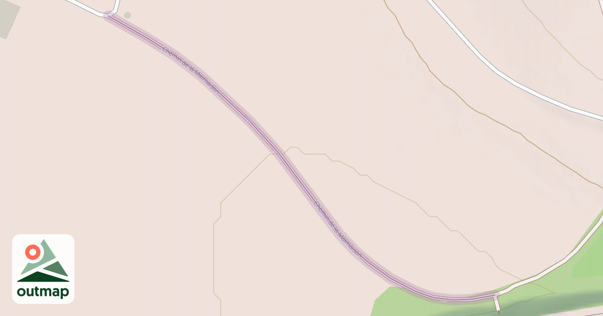 Map of Chemin de la Malmaison