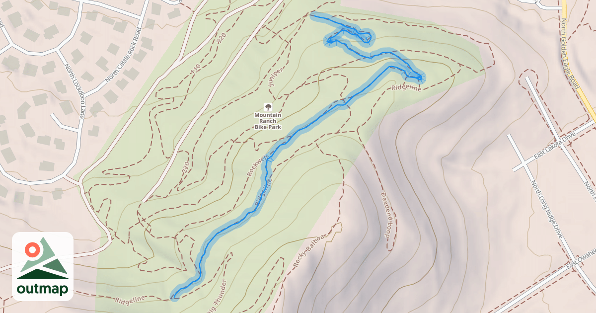 Map of Rockwell Trail