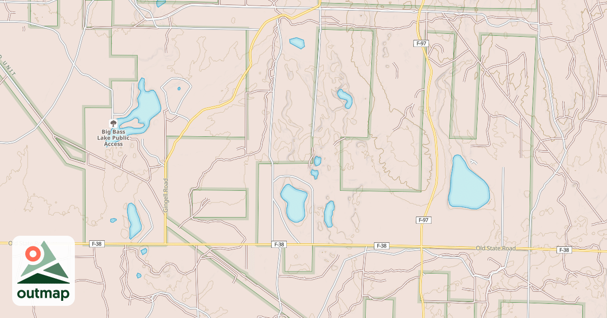 Map of Crapo Creek Trail