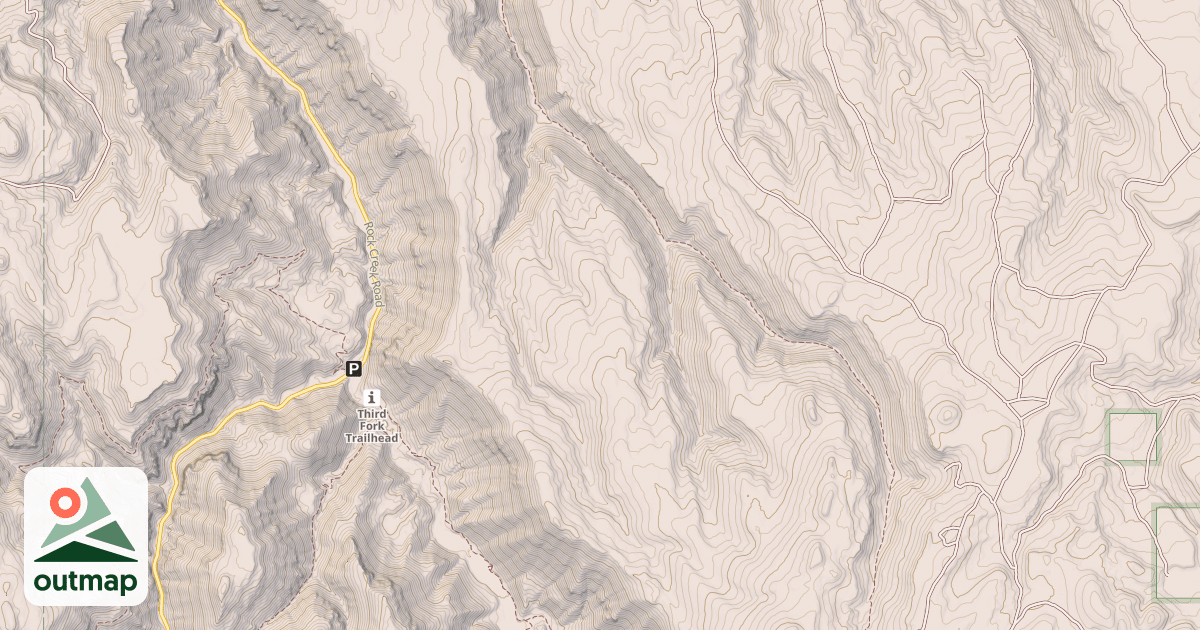 Map of EAST LINE SPRING WEST