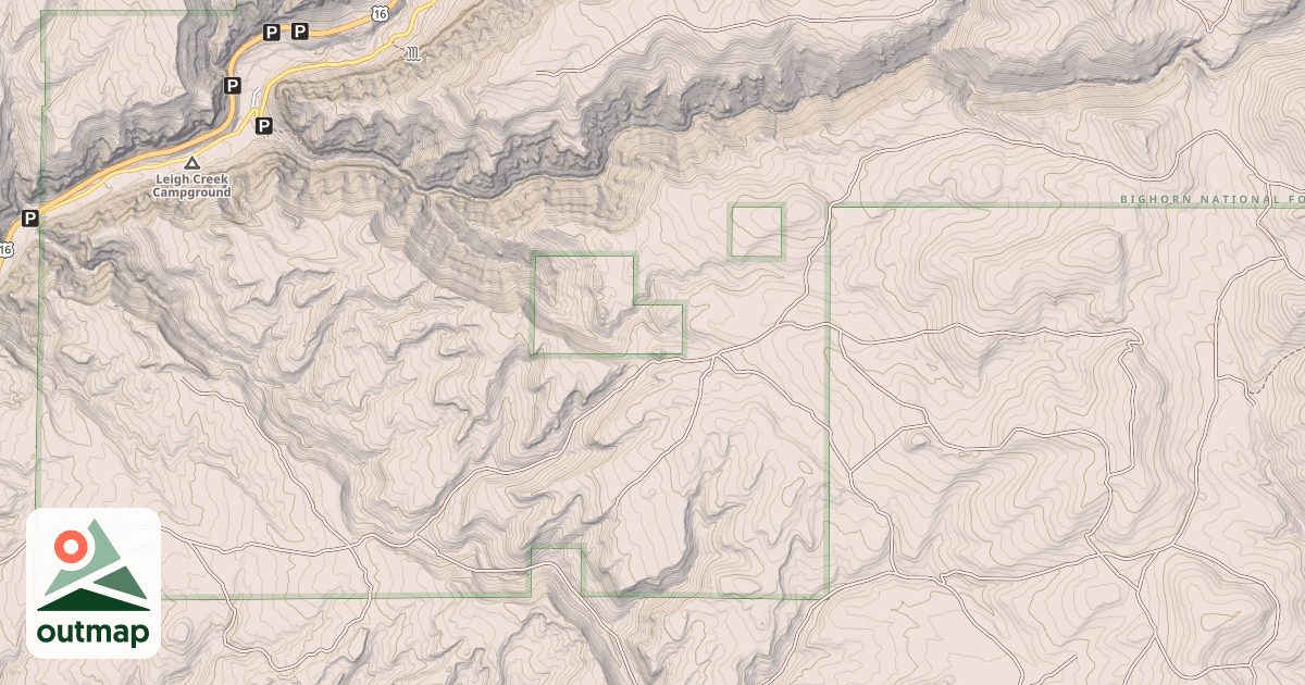 Map of SAND DRAW