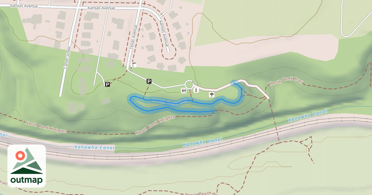 Map of North Bank Trail