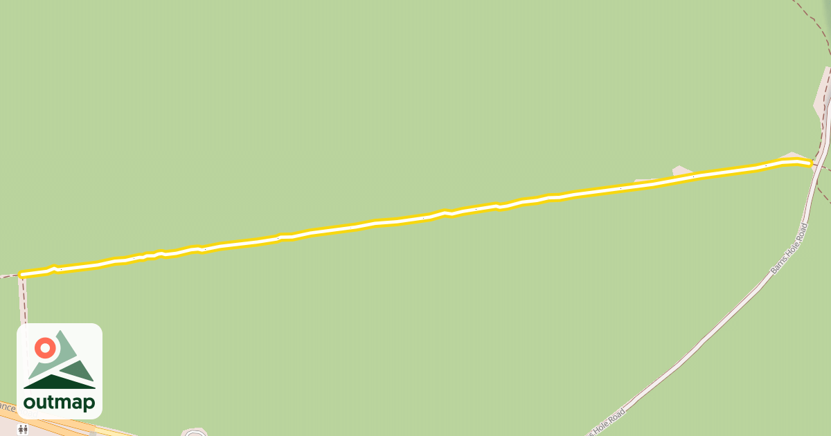 Map of Connector to Riverside Ski Trails