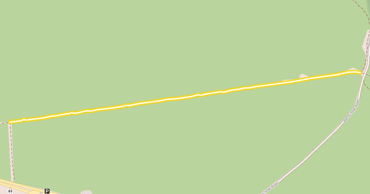 Map preview of Connector to Riverside Ski Trails